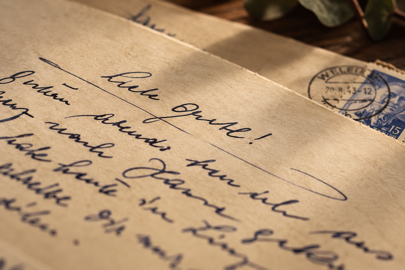 Writing a letter