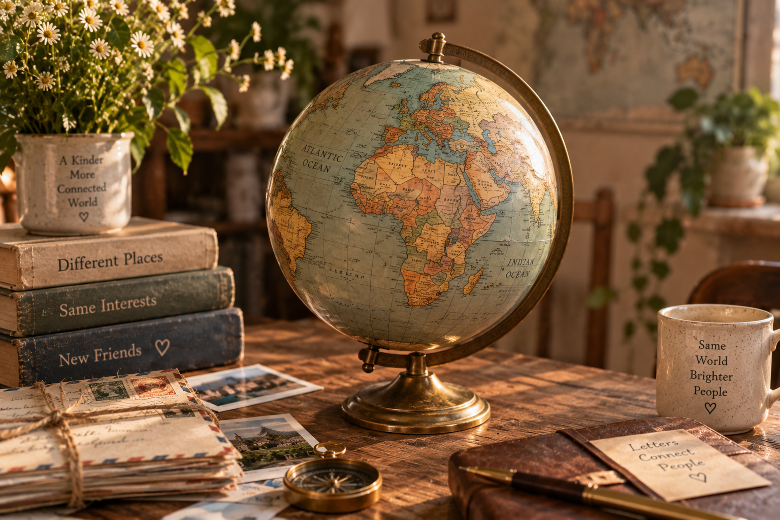 People connected across the world